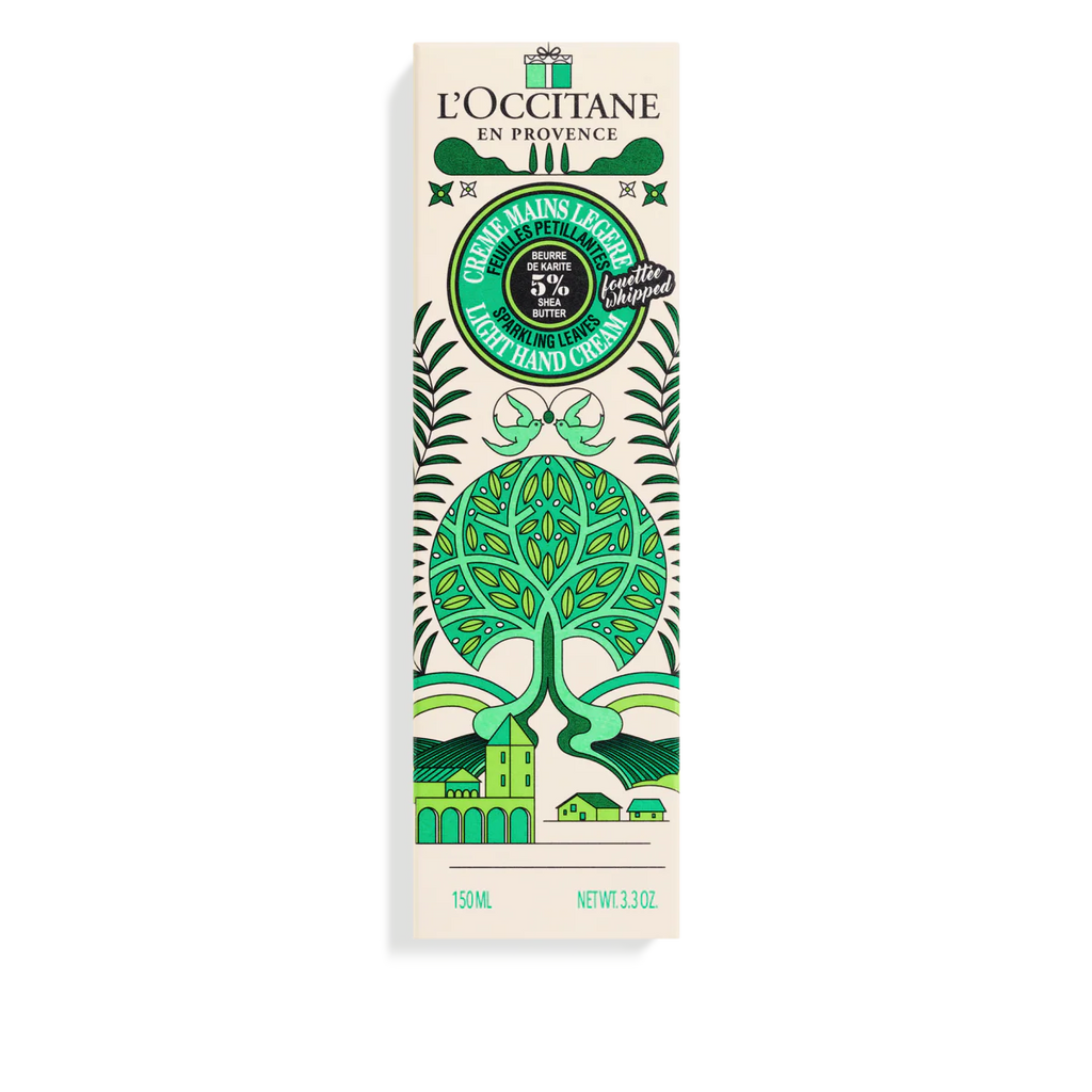 Shea Sparkling Leaves Light Hand Cream Luxury Size