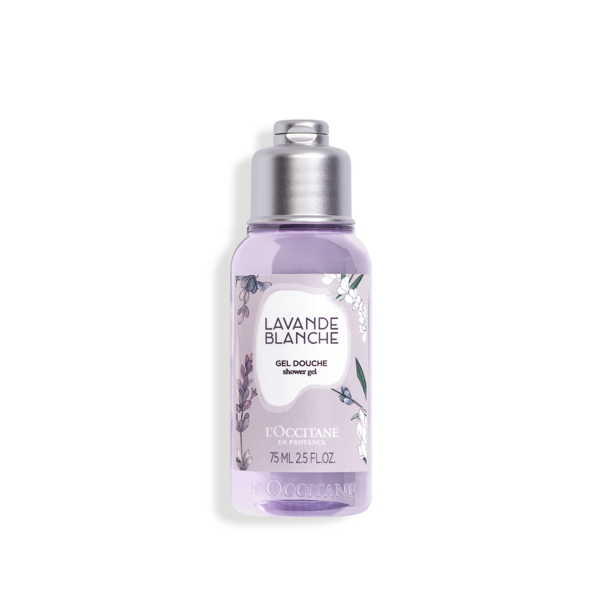 White Lavender Shower Gel Travel Size