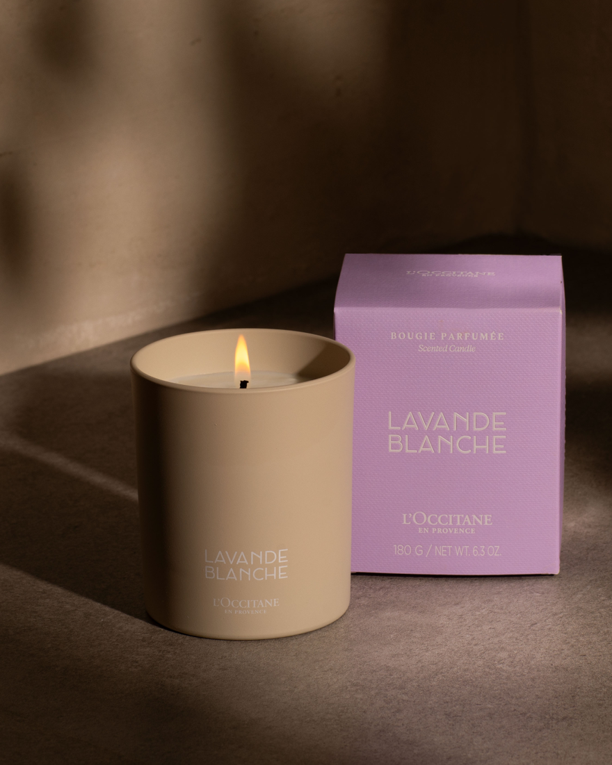 White Lavender Candle