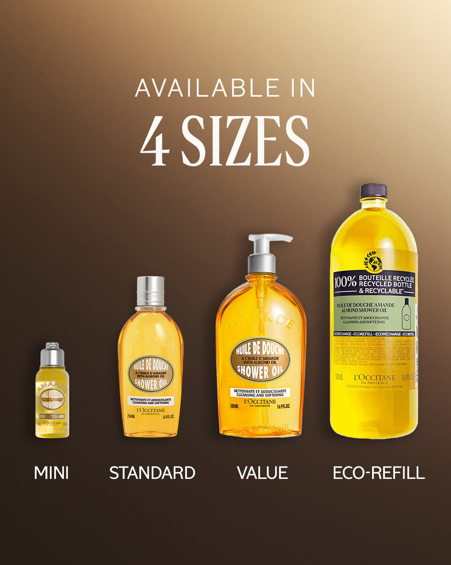 Almond Shower Oil Luxury Size